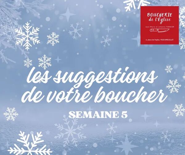 Nos suggestions semaine 5