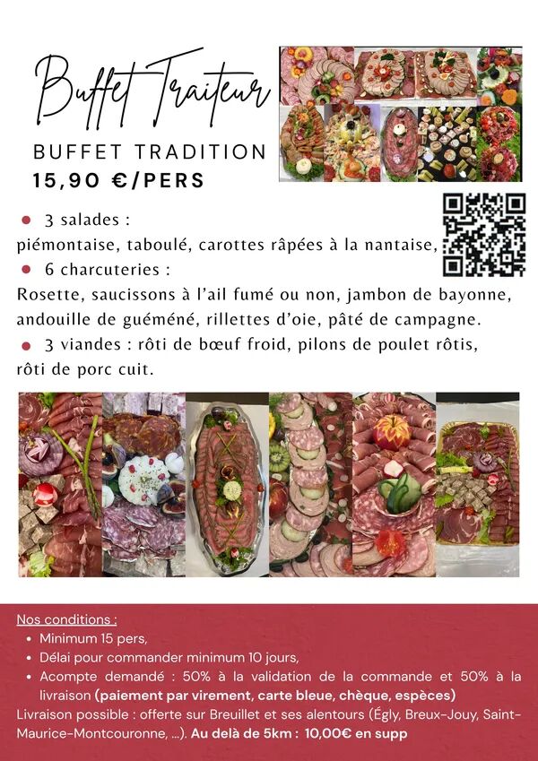 Notre buffet tradition
