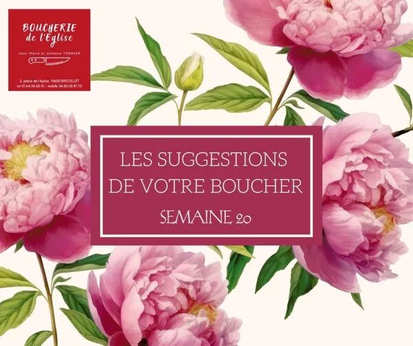 Nos suggestions semaine 20 et férié